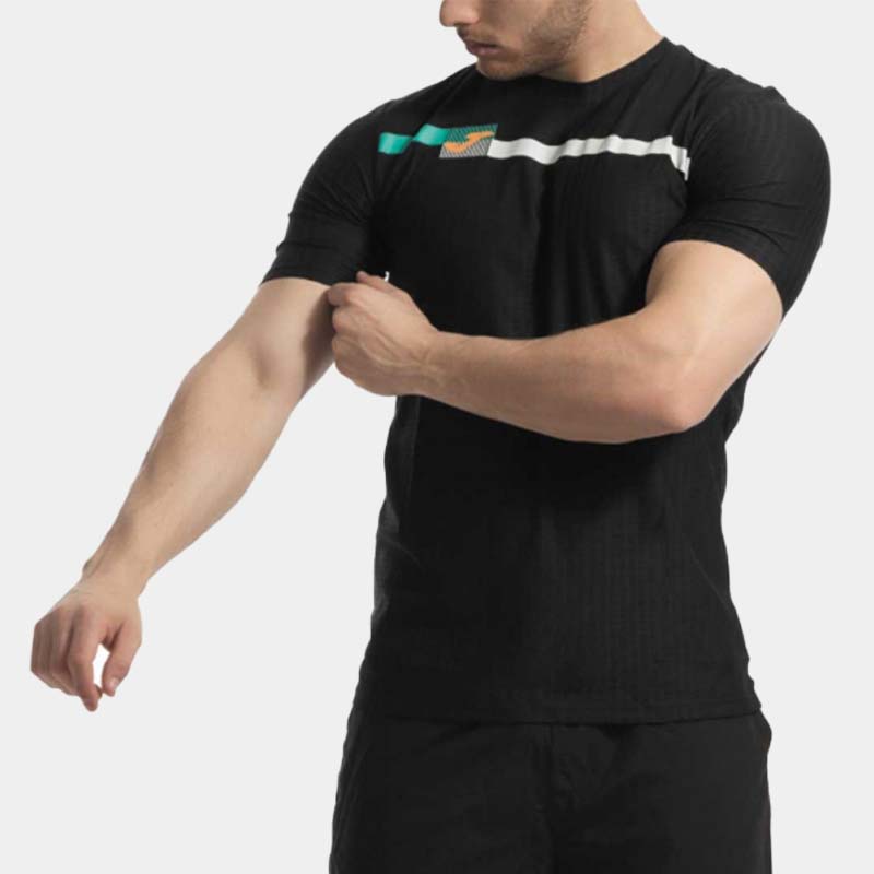 خرید نوع جدید تیشرت ورزشی مردانه جوما OPEN BLACK