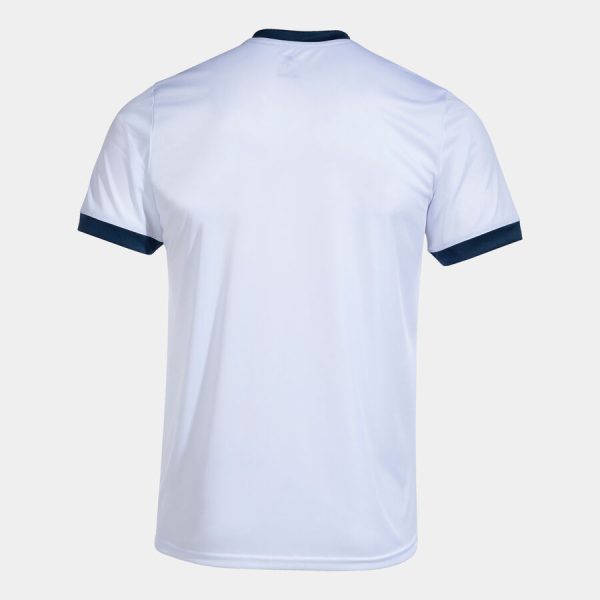 COURT SHORT SLEEVE T-SHIRT WHITE RED NAVY