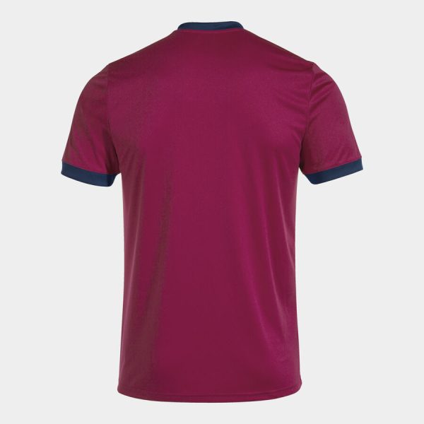 COURT SHORT SLEEVE T-SHIRT CRIMSON NAVY WHITE