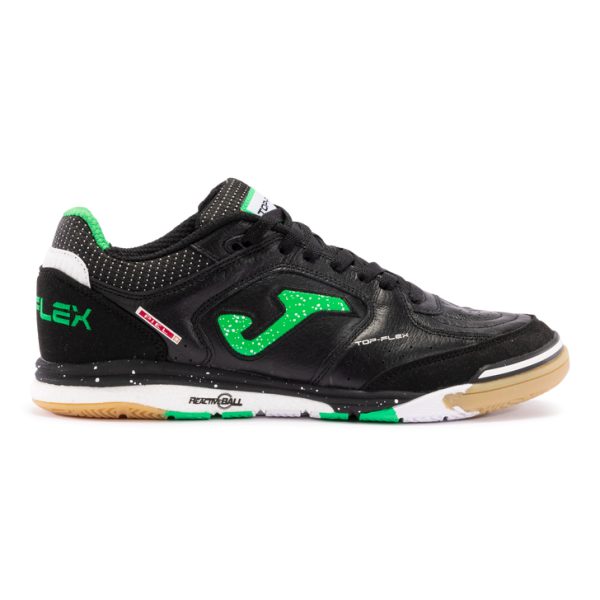 کفش فوتسال جوما مدل TOP FLEX REBOUND 2401 BLACK GREEN INDOOR