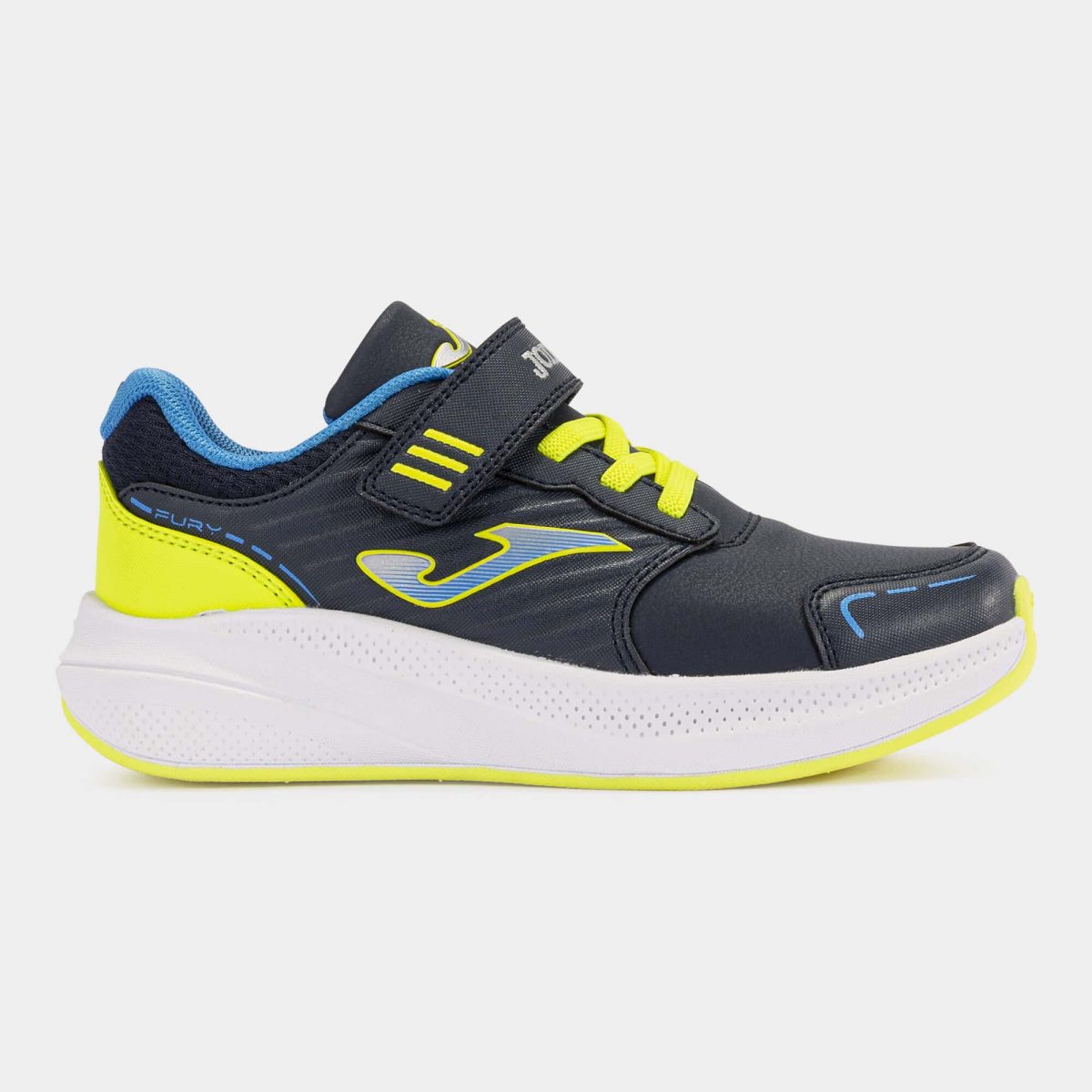 کفش رانینگ جوما مدل FURY JR 2403 NAVY YELLOW