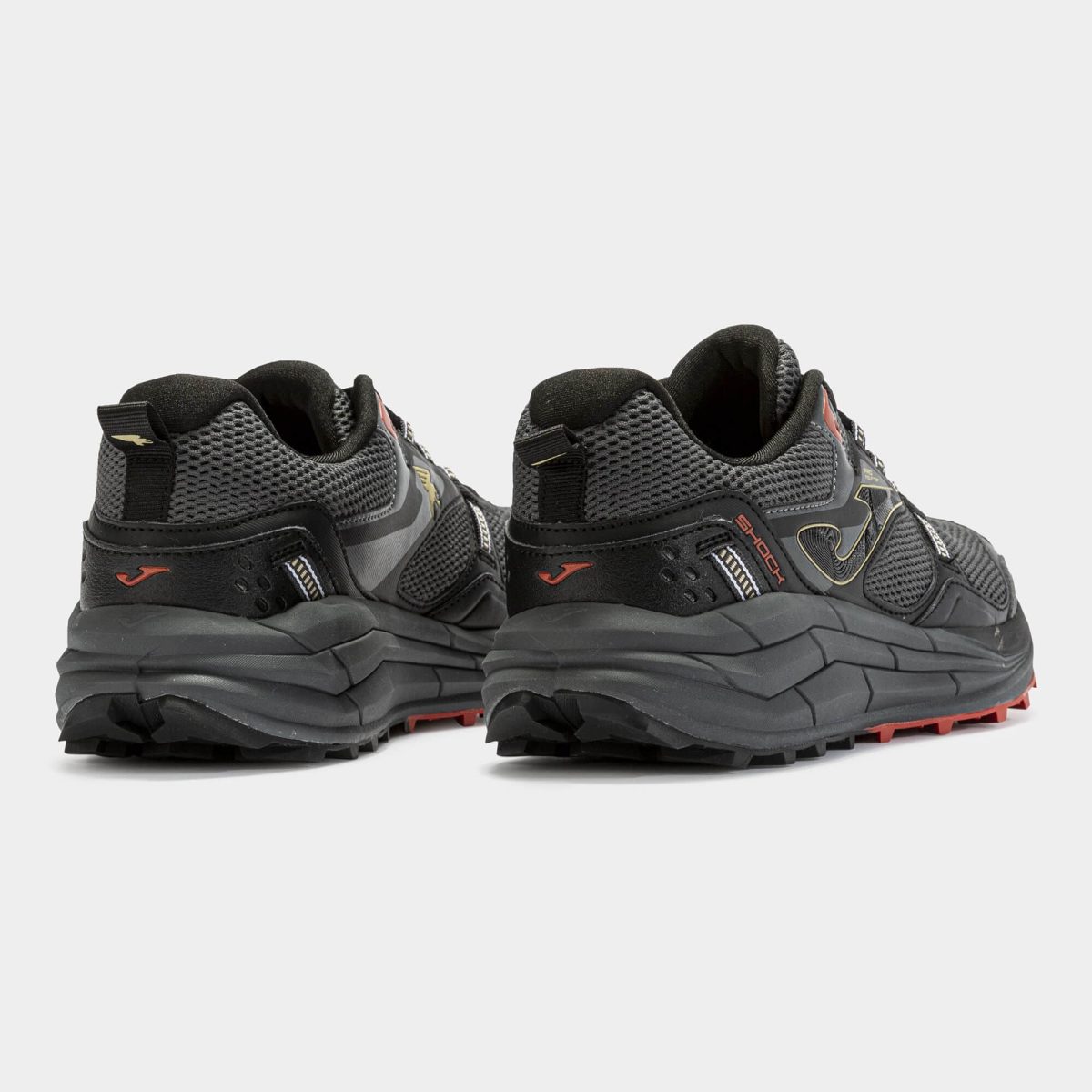 کفش تریل رانینگ مدل SHOCK MEN 2422 BLACK RED
