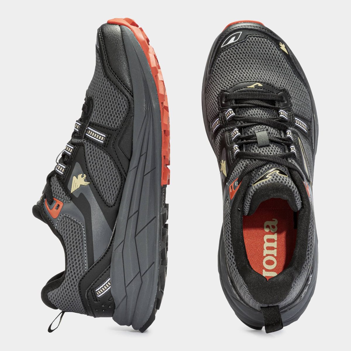 کفش تریل رانینگ مدل SHOCK MEN 2422 BLACK RED