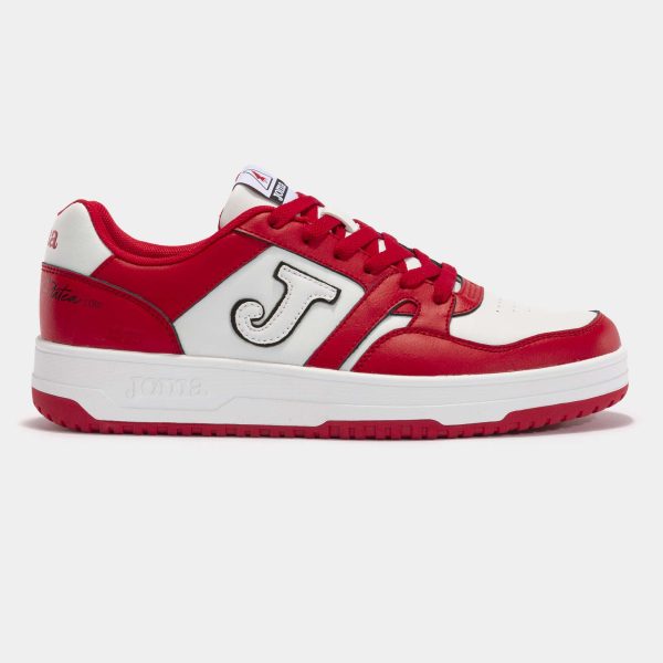کفش کژوال جوما مدل C.PLATEA LOW 2406 WHITE RED
