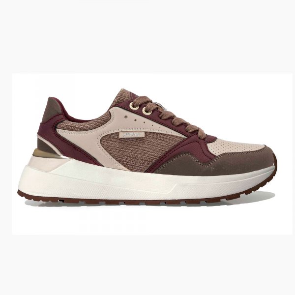 MAYA LADY 2420 BROWN BURGUNDY
