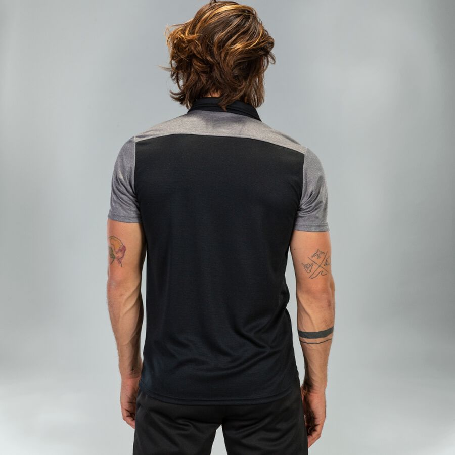 POLO SHIRT HOBBY II BLACK-GREY POLO SHIRT HOBBY II BLACK-GREY