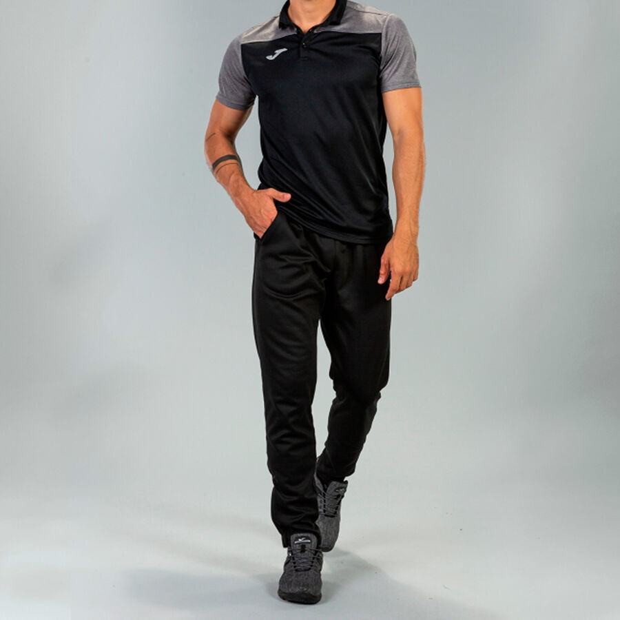 POLO SHIRT HOBBY II BLACK-GREY POLO SHIRT HOBBY II BLACK-GREY